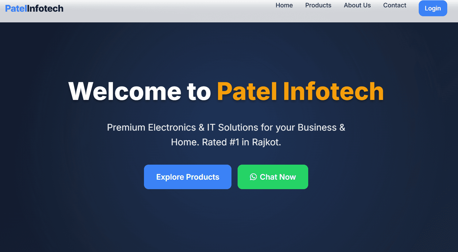 Patel Infotech project preview